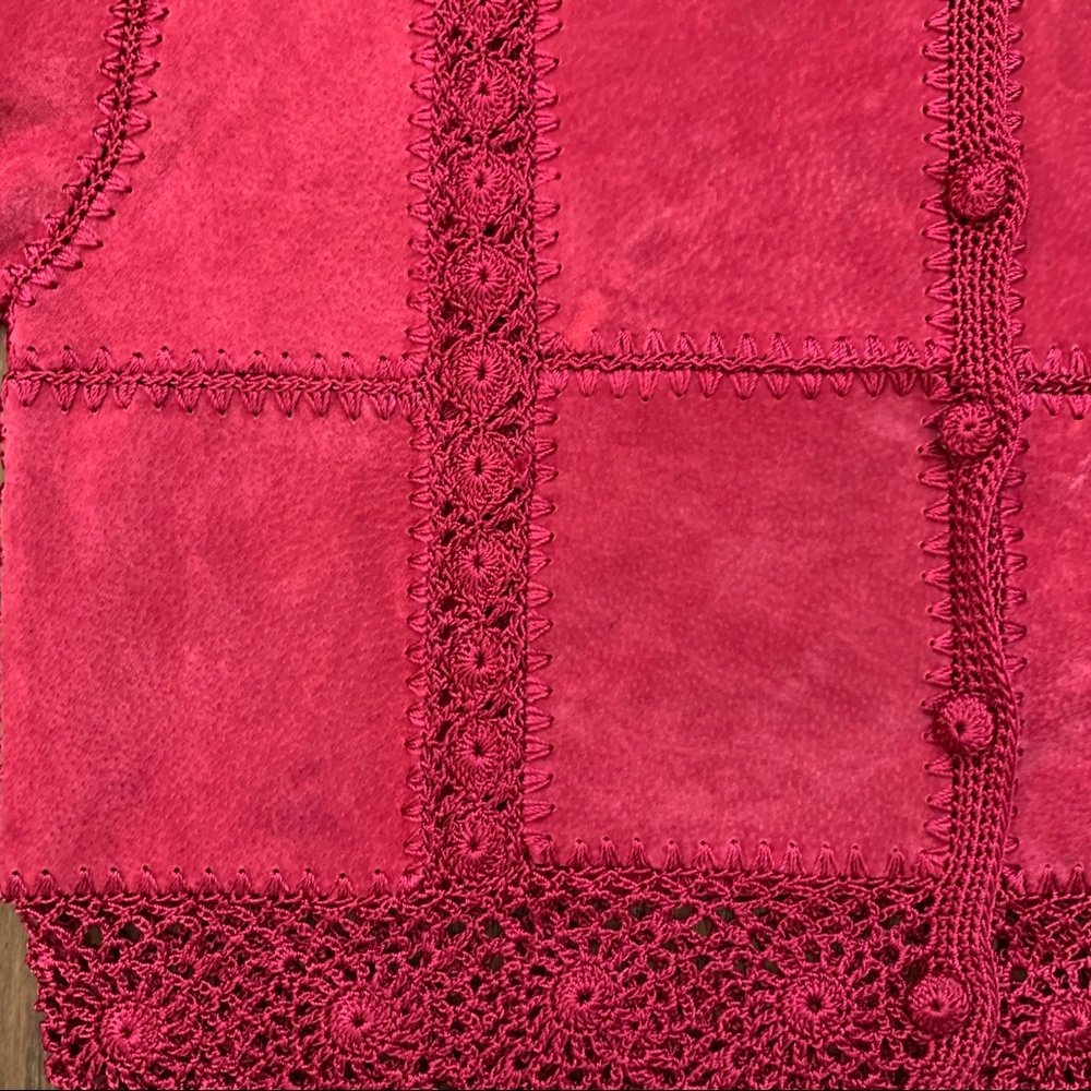 Smh Boutique Leather Patchwork Jacket - image 6